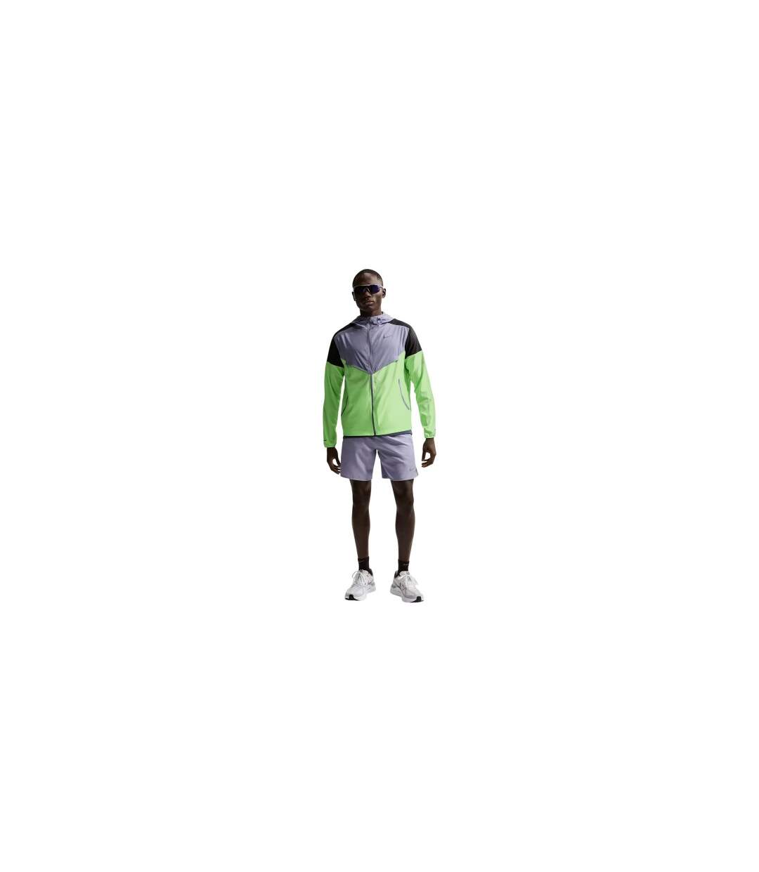 Veste Coupe-vent Homme Violet Noir Vert Clair Vif Nike-1