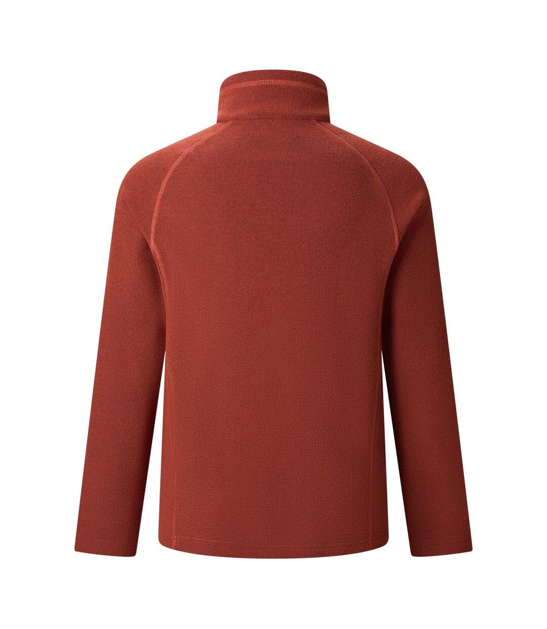 Haut Polaire À Col Montant Zippé Motif/style Alvéolé Kenger Homme Rouge Brûlé Regatta-3