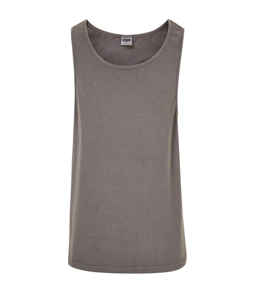 Débardeur Motif/style Délavé À L'acide Homme Anthracite Urban Classics-1