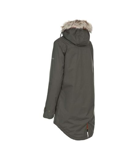 Trespass Womens/Ladies Clea Waterproof Padded Jacket (Dark Khaki)