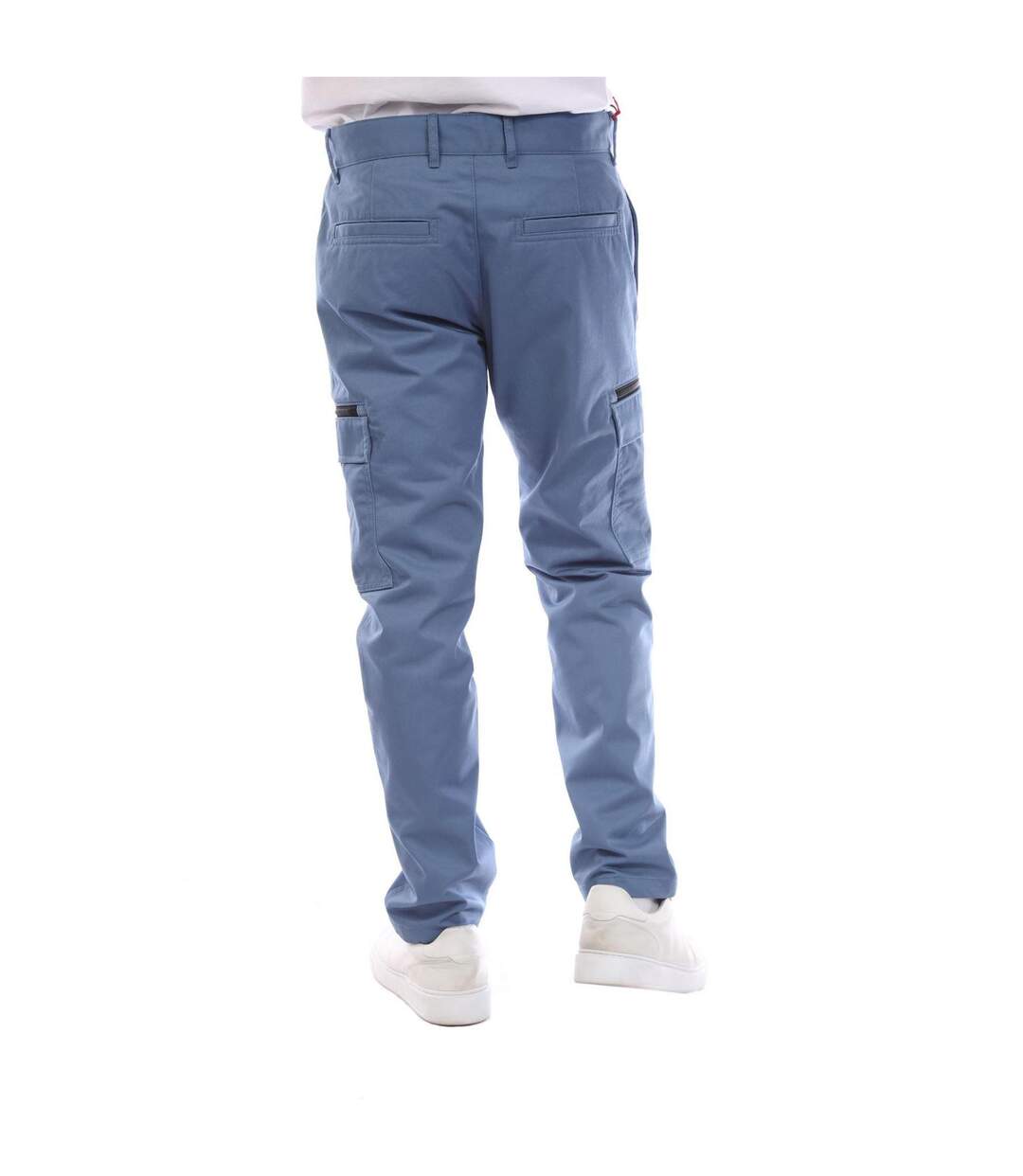 Mens Gilan231d Cargo Trousers Blue Hugo-3