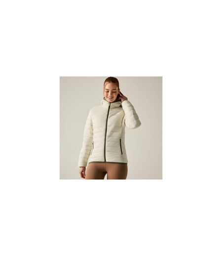 Womens/ladies Marizion Hooded Padded Jacket Light Vanilla Regatta