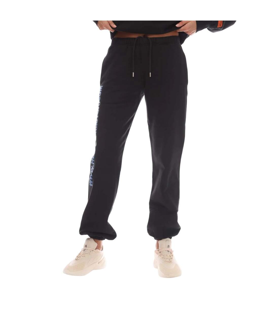 Pantalon de jogging real estate homme noir / blanc Heron Preston-1