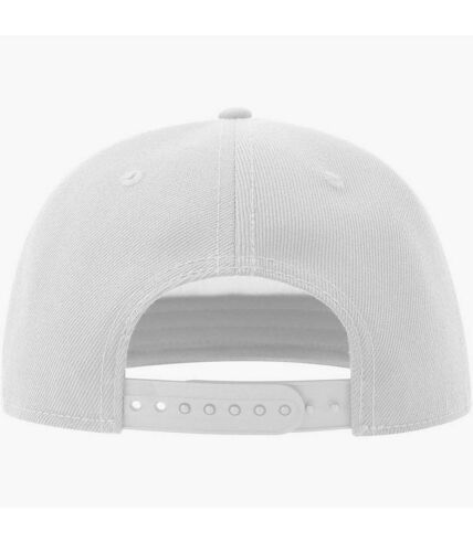 Atlantis Unisex Adult 5 Panel Snapback Baseball Cap (White)