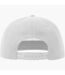 Atlantis Unisex Adult 5 Panel Snapback Baseball Cap (White)