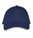 SOLS Unisex Long Beach Cap (French Navy/White) - UTPC2700-2