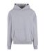 Sweat À Capuche Surdimensionné Ultra Lourd Pour Hommes Gris Chiné Build Your Brand-1