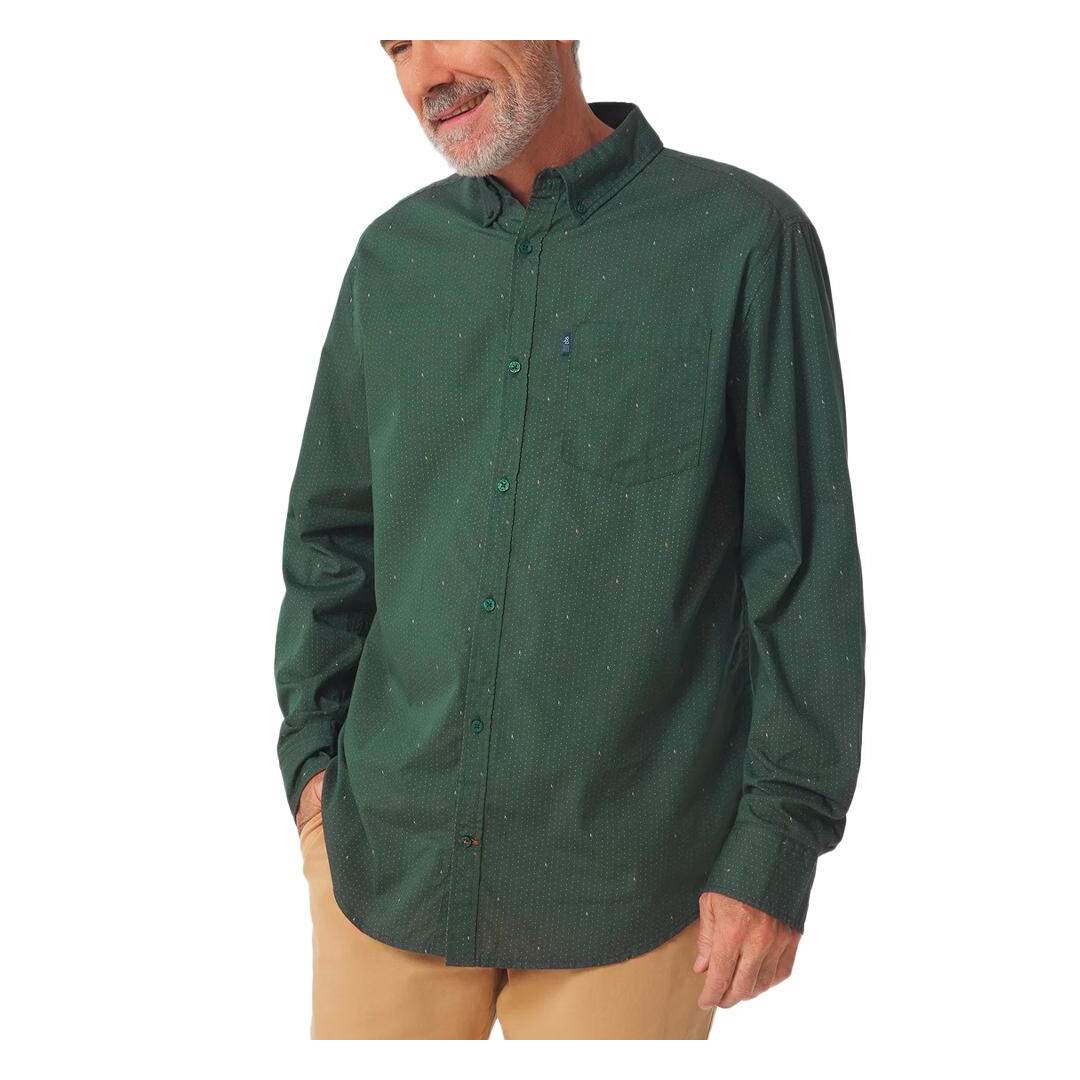 Chemise Vert Foncé Homme TBS SYRAHCHE - 3XL-1