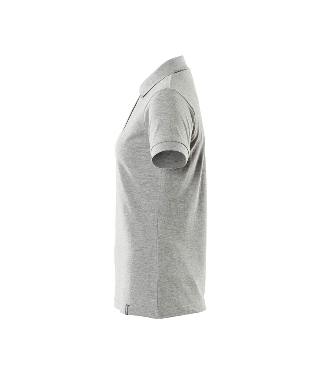 Womens/ladies Crossover Plain Polo Shirt Grey Mascot-3