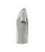 Womens/ladies Crossover Plain Polo Shirt Grey Mascot-3