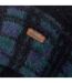 Mens Atlas Tartan Reversible Beanie Black Trespass-2