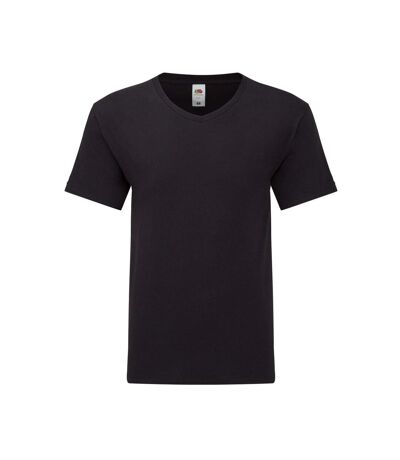 Fruit of the Loom Mens Iconic 150 T-Shirt (Black) - UTBC4794
