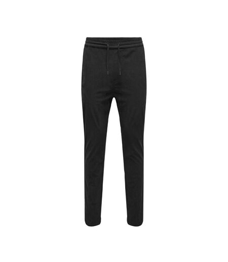 Pantalon Regular Noir Homme Only & Sons Live - L