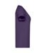 T-shirts Manches Courtes Femmes Violet Fruit Of The Loom-3