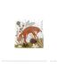 Summer Thornton - Imprimé WOODLAND NATURE (Blanc / Orange / Gris) (30 cm x 30 cm) - UTPM7867