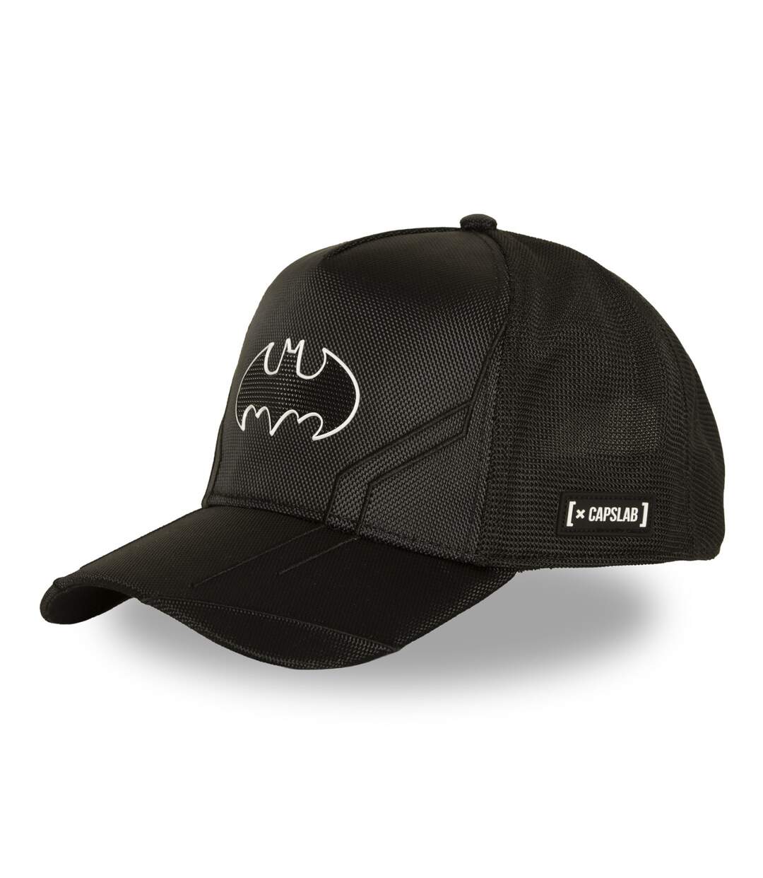 Casquette trucker premium filet et logo PU DC Comics Batman Tec Capslab-1