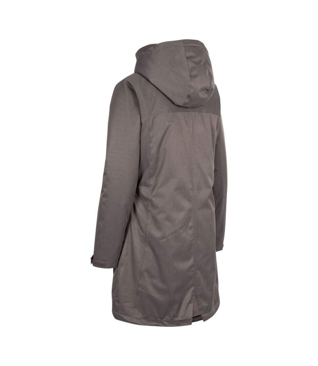 Womens/ladies wintry tp75 waterproof jacket dark grey marl Trespass-2