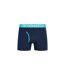 Pack Of 3  Mens Lynol Boxer Shorts  Teal Crosshatch-3