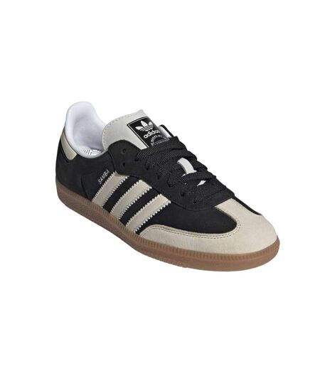 Womens/ladies Samba Og Leather Trainers Black Wonder White Adidas