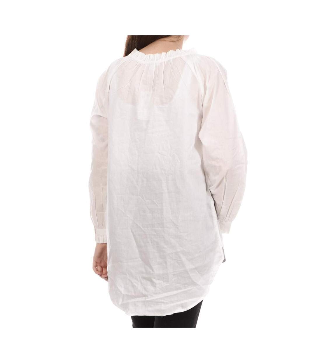 Blouse Blanche Femme Josephin Carmel - S/M-2