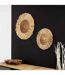 Décoration Murale Ronde Mirage 37cm Naturel-2