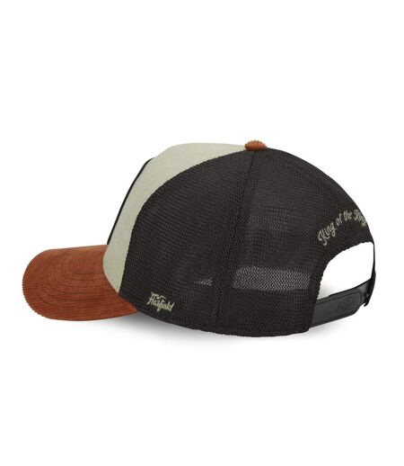 Casquette trucker avec filet souple en coton avec patch Lion Hatfield
