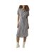 Robe à marine/blanc femme vero moda bumpy - m-1