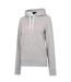 Womens/ladies Large Logo Hoodie Grey Marl Firetrap-2