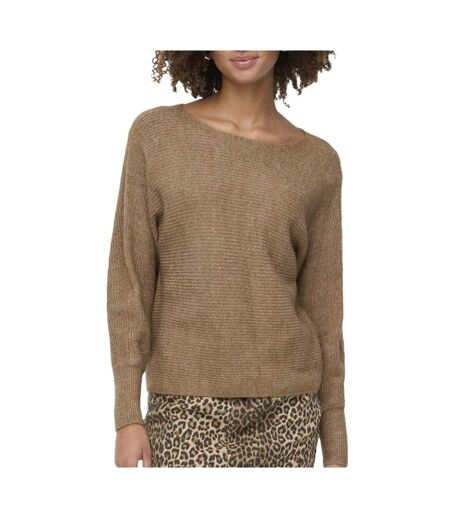 Pull marron femme only dani