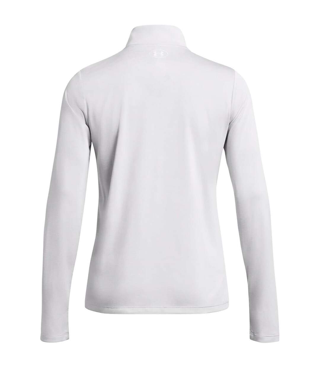 Womens/ladies Tech Textured Half Zip Top Halo Grey Under Armour-4