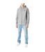 Mens Brunel Full Zip Hoodie Grey Marl Firetrap-1