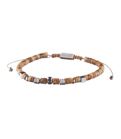 Bracelet marrons/acier homme geographical norway 315019 - taille unique