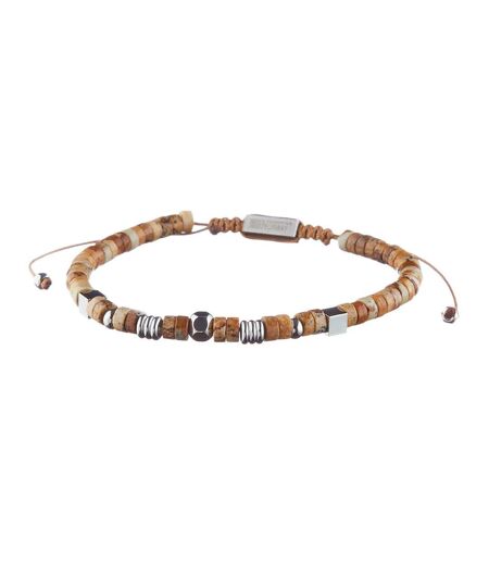 Bracelet marrons/acier homme geographical norway 315019 - taille unique