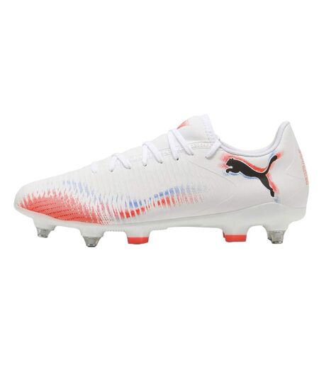 Mens Future 8 Play Graphic Print Soft Ground Football Boots  White Puma