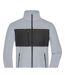 Veste Polaire Homme Noir Léger Chiné James And Nicholson-2