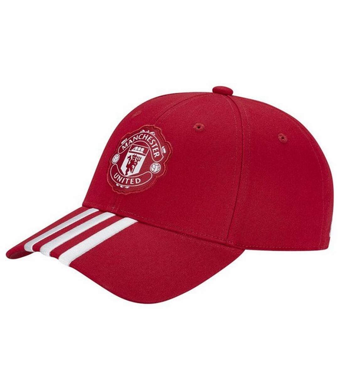 Casquette De Baseball Style Manchester United Fc Femme Rouge Adidas-1