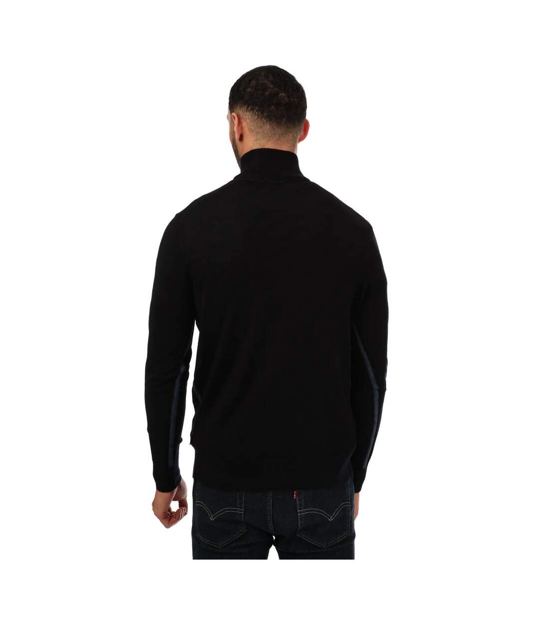 Unisex Adult Tooting Quarter Zip Sweatshirt Navy Ted Baker-2
