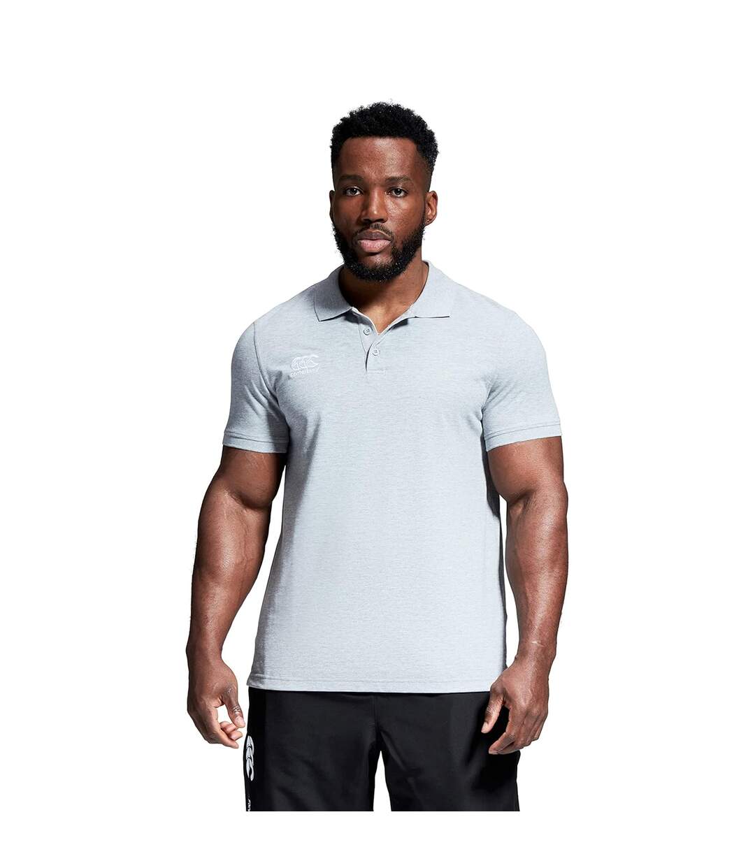 Waimak polo sport à manches courtes homme gris marne Canterbury