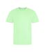 Just Cool Mens Performance Plain T-shirt Melon Green AWDis-1