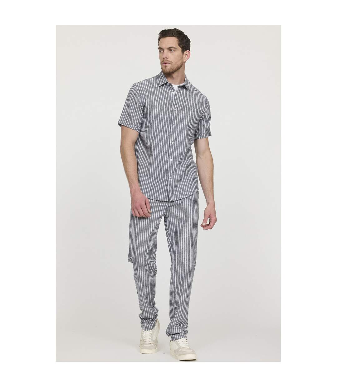 Pantalon coton tapered GLANCE-4