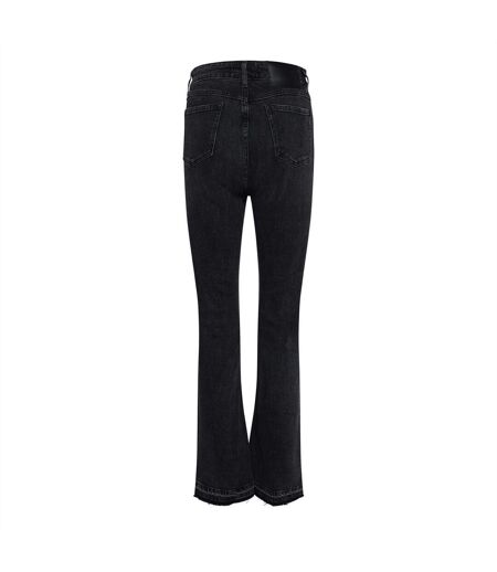 Womens/ladies Cotton Fitted Jeans Grey Replay
