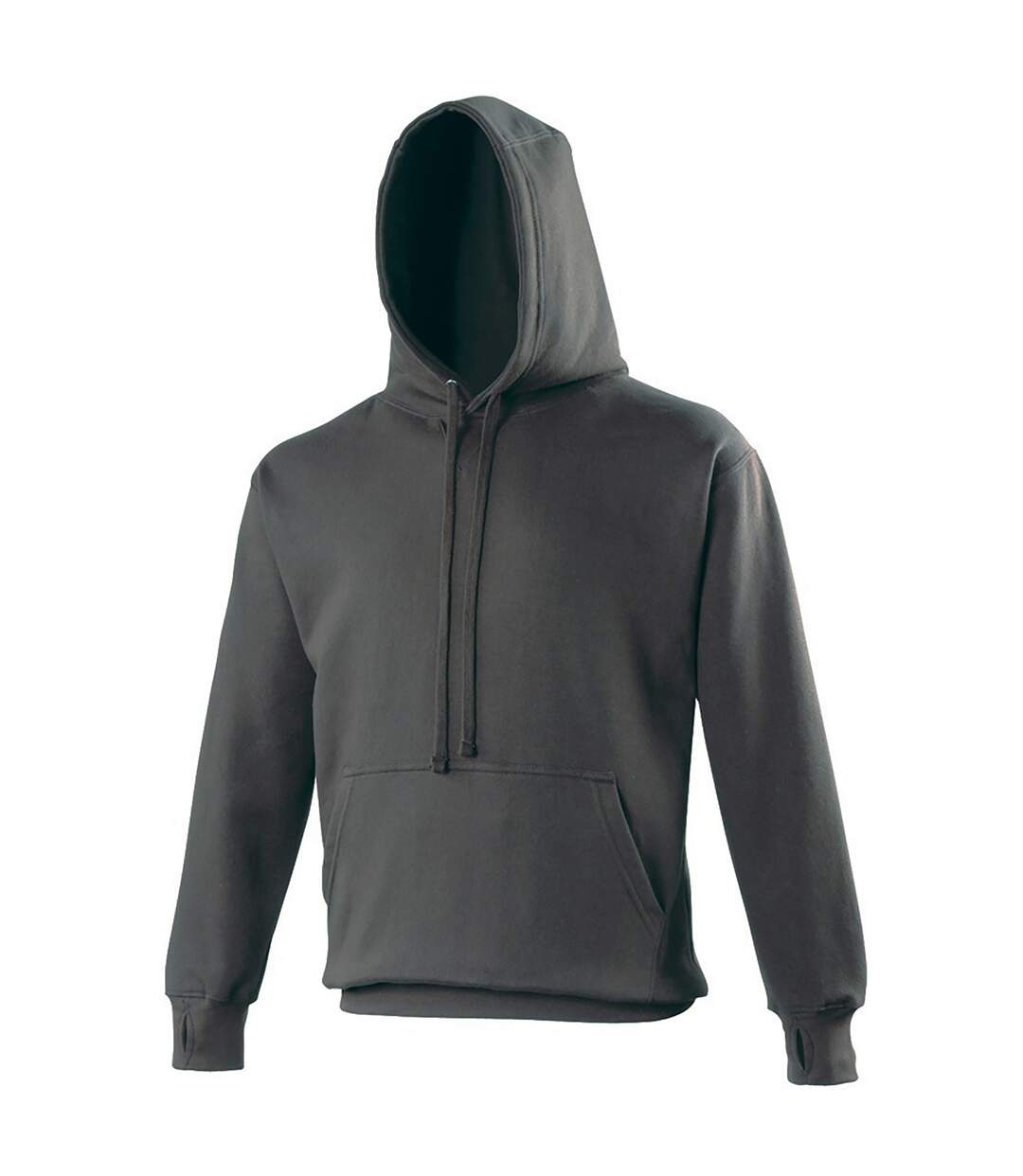 Awdis Mens Street Hooded Sweatshirt / Hoodie (Charcoal)