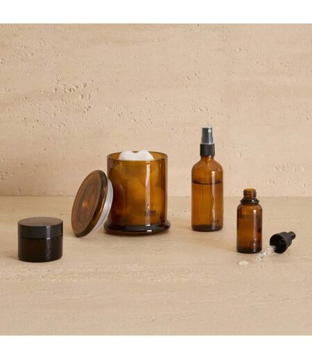 Flacon Pulvérisateur en Verre Teinté 100ml Marron