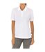 Women's short-sleeved polo shirt with lapel collar 6Z5F81-5J41Z