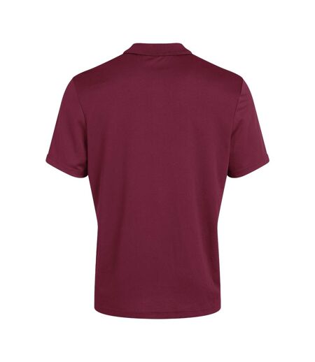 Mens Club Dry Polo Shirt Maroon Canterbury