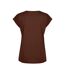 T-shirt Femme Marron Foncé Build Your Brand-2