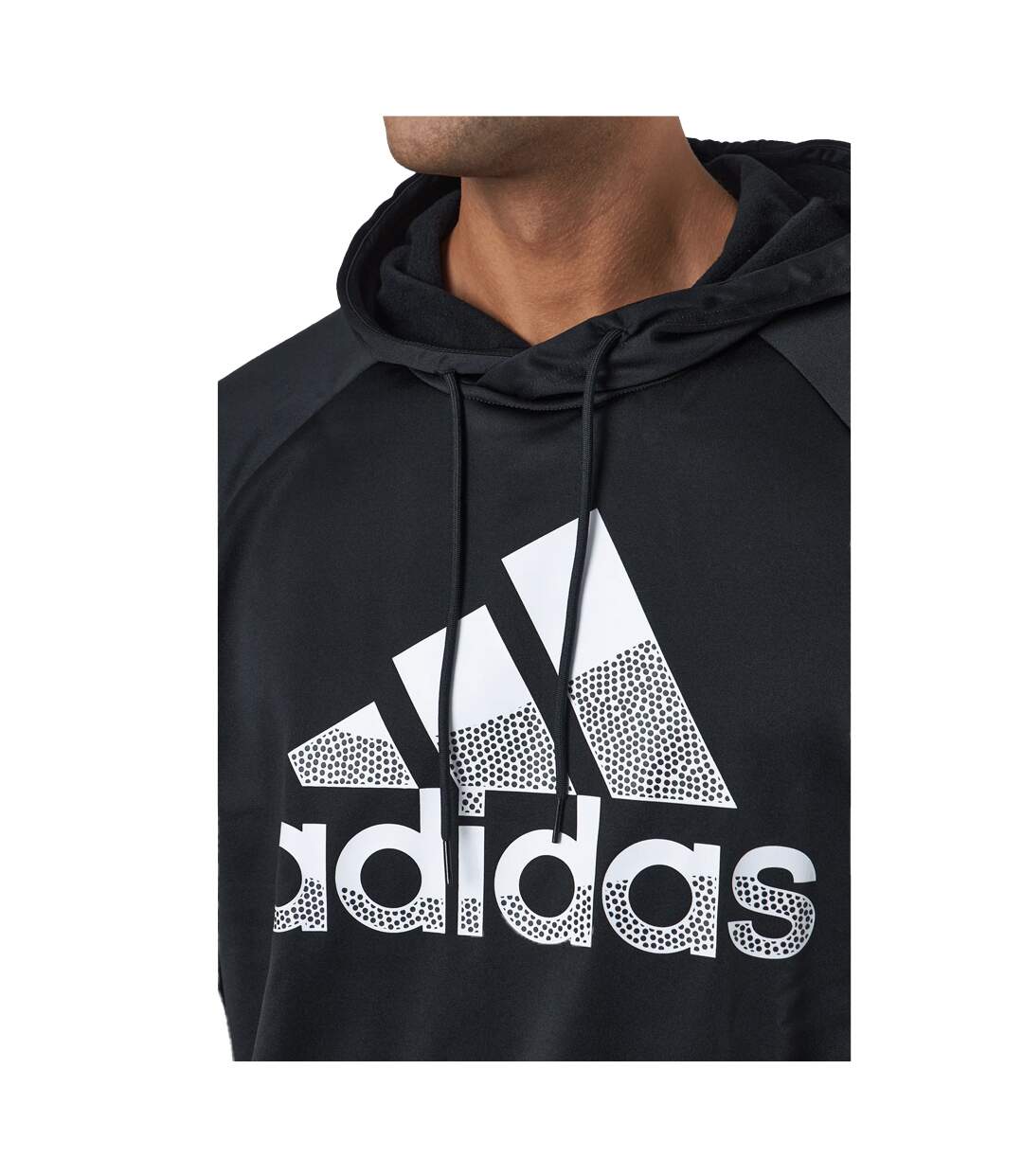 Mens Game And Go Big Logo Aeroready Hoodie Black Adidas-3