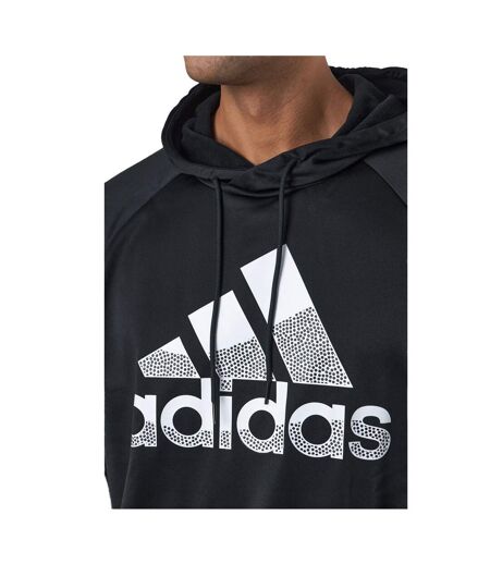 Mens Game And Go Big Logo Aeroready Hoodie Black Adidas