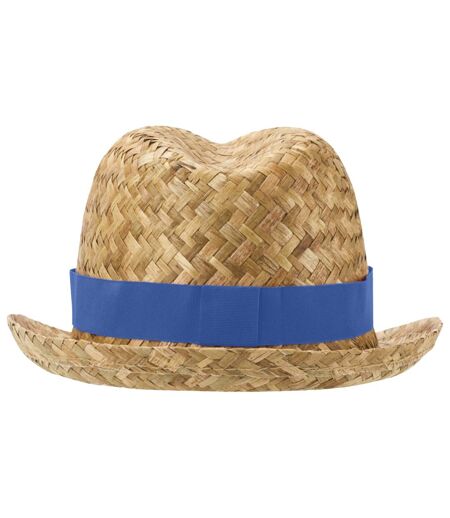 Chapeau d´été pricus adulte naturel / bleu roi Floso