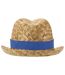 Chapeau d´été pricus adulte naturel / bleu roi Floso-2